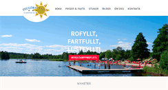 Desktop Screenshot of djulocamping.se