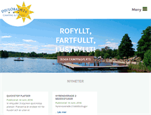 Tablet Screenshot of djulocamping.se
